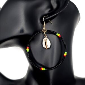 rasta hoop cowrie