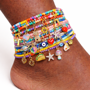 10pc Anklet with Charms Grab Bag