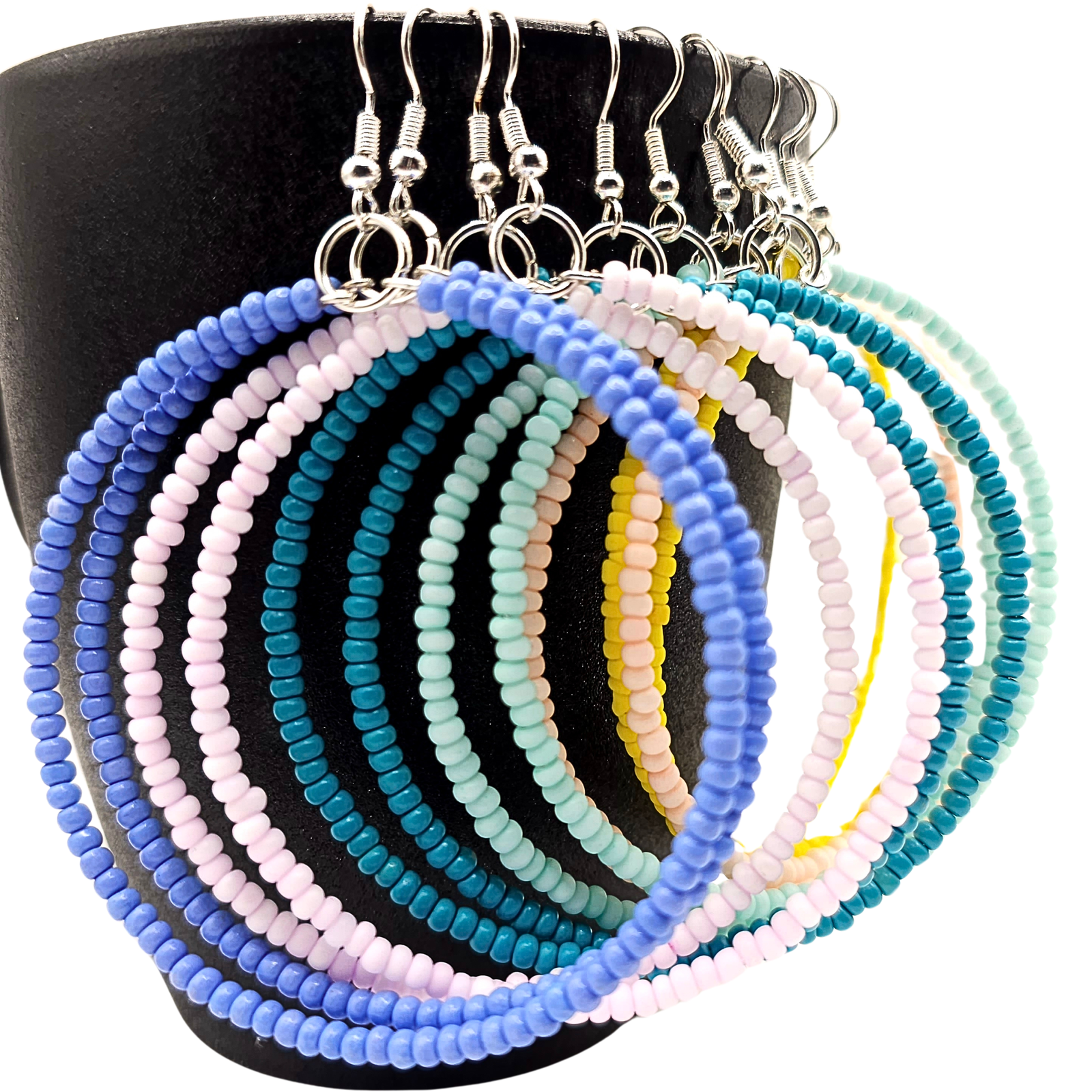 Pastel Hoop Earrings