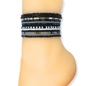 10pc Dark Tones Anklet Grab Bag