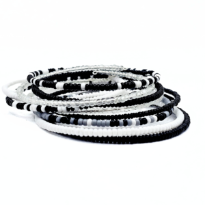 black and white bracelets