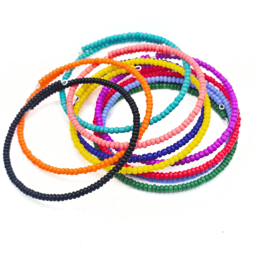 colorful bracelets