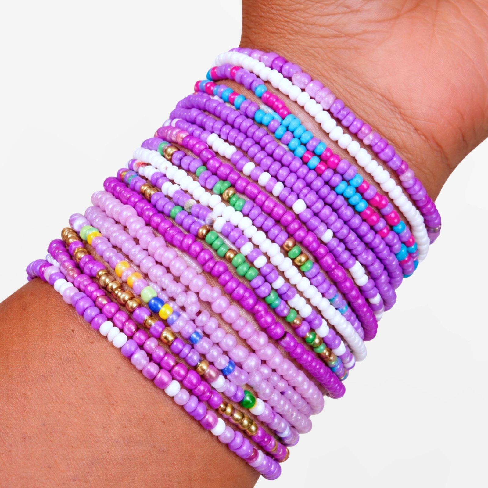 20pc Purple Bracelet Mix