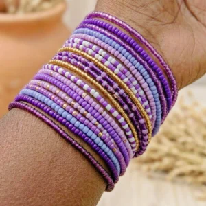 10pc Purple Bracelet Mix