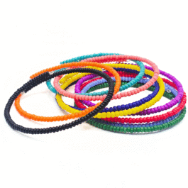 Solid Color Mix Bangle Bracelets
