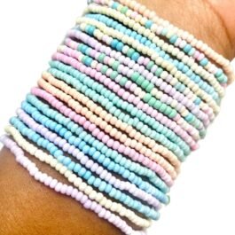 10pc Assorted Pastel Bracelets