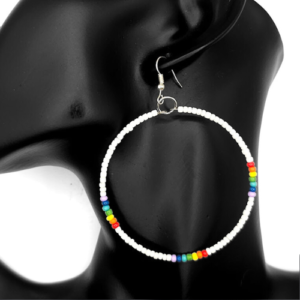 white chakra hoops