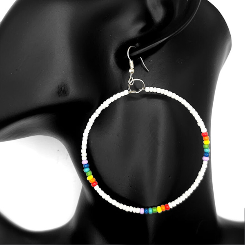 white chakra hoops