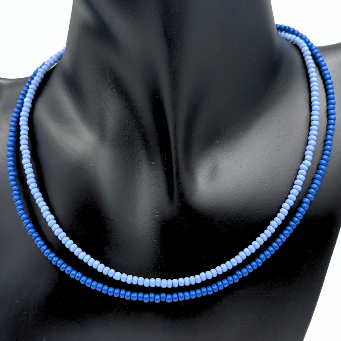 blue choker
