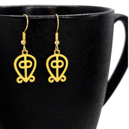 Adinkra Sankofa Earrings