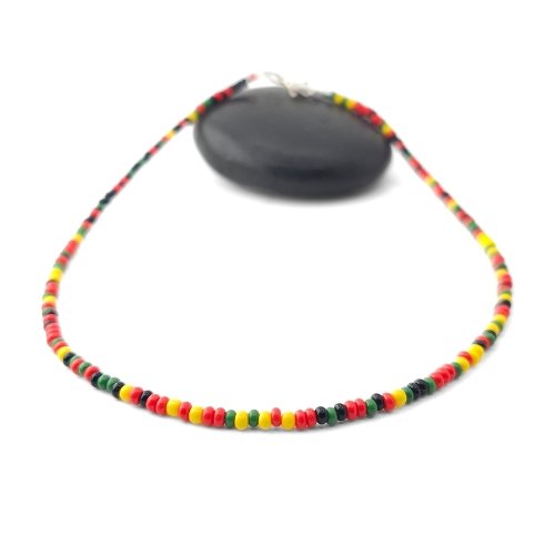mixed rasta necklace