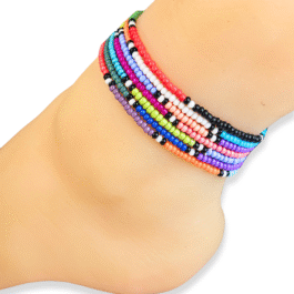 5 Maasai-Inspired Beaded Anklets