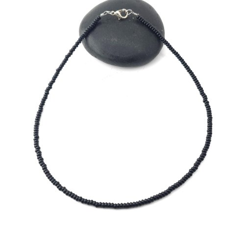 black necklace