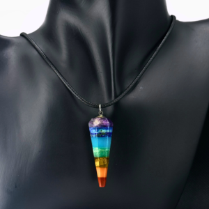 Chakra Cone Pendant Necklace