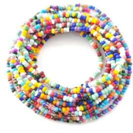 Rainbow Confetti Waist Beads