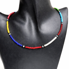 Maasai-Inspired Beaded Necklace