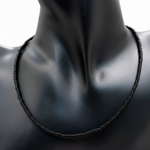 Black Beaded Necklace