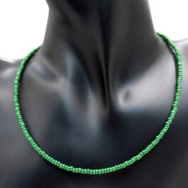Green Beaded Choker