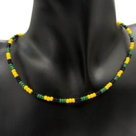 Jamaican Block Choker Necklace