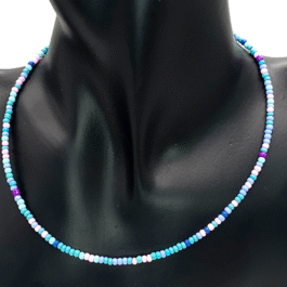 Pastel Mix Beaded Choker