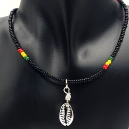 Rasta Choker & Cowrie Shell