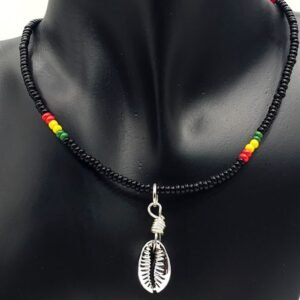 Rasta Waist Beads + Cowrie