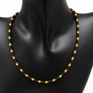 Rasta Necklace - Block Style