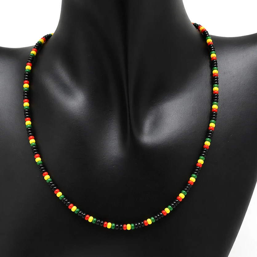 Rasta Necklace - Block Style