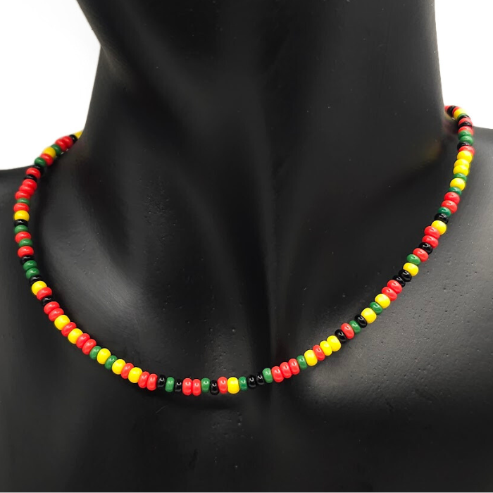 necklace-rasta mix