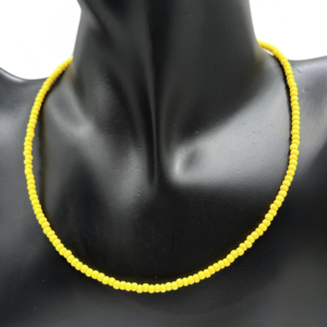 Yellow Beaded Necklace