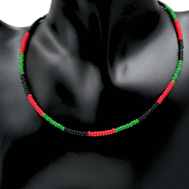 Pan-African Block Choker Necklace