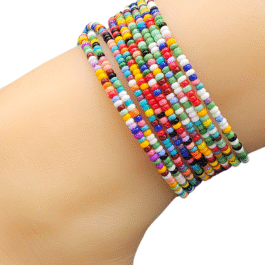 10pc Multicolored Anklet Grab Bag