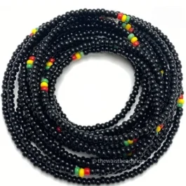 Black Rasta Waist Beads