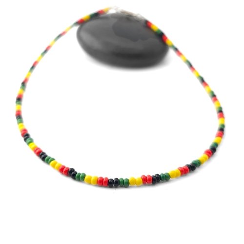 Rasta Necklace - Block Style - Image 2