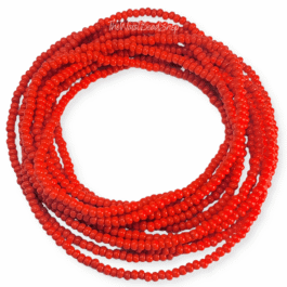 Bold Red Waist Beads