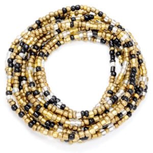 tri-color waist beads