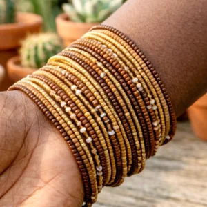 10pc Earth Tone Bracelet Mix