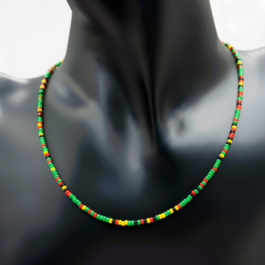 Rasta Mix Beaded Necklace