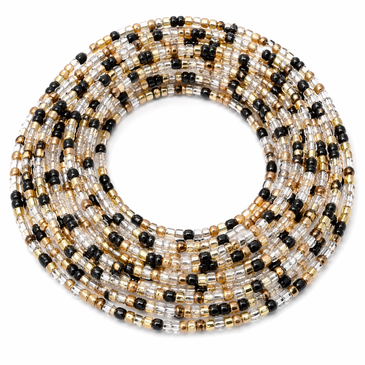 Tri-Color Waist Beads