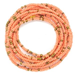 Orange & Gold Waist Beads