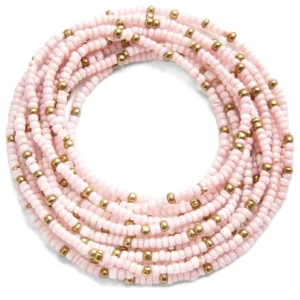 Pink & Gold Waist Beads